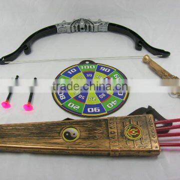 colorful pirates set with bow and arrow