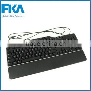 Genuine 2 Ports USB Hub Wired Keyboard 7VHY1 07VHY1 With 104-Keys For Dell