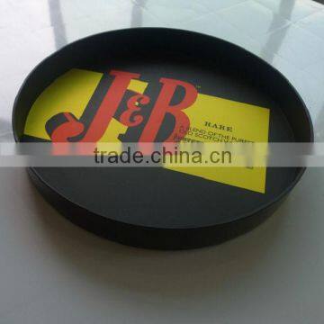 Cheap Plastic Round Beer Serving Tray