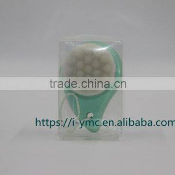 Stock high quality bumps massages washing face scrub tools with PVC