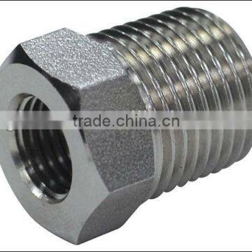 304 hexagon head threaded machine spare part