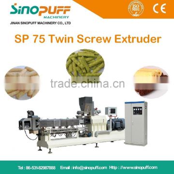 "Advanced" 500kg/h puff snack extruder/corn snacks extruder machine/snacks food extruder for sale