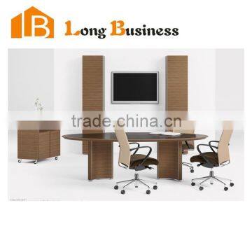 LB-JL7020 New Product Fashion Melamine Square Wooden Meeting Table