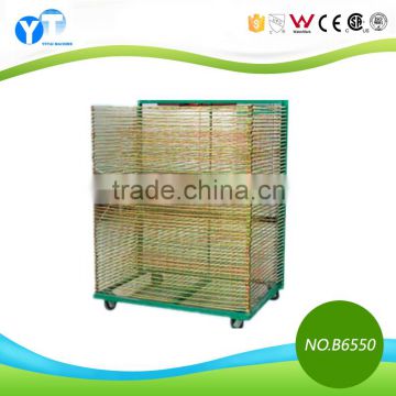 YT B6550 Multilayer Color Zinc Screen Printing Drying Rack