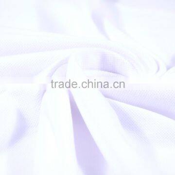 60% Cotton - 40% Polyester Beehive Pique Knitting Fabric - White