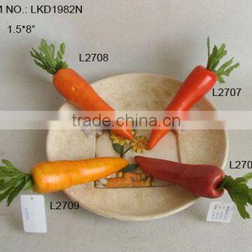 2014Artificial Fake Vegetables 1.5*8"" Artificial Polyfoam Carrot House Decoration