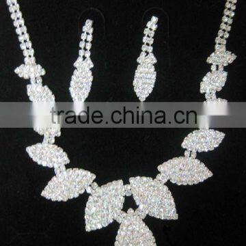 crystal wedding jewelry sets