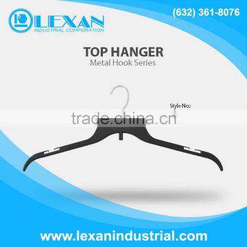 C479 - 19" Plastic Hanger with Metal Hook for Tops, Shirt, Blouse (Philippines)