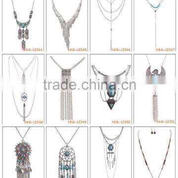 Vintage Native American Turquoise Cuff Bracelet Earring Necklace Set photo-4