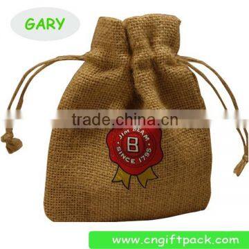 Stylish Printable Jute Drawstring Bag