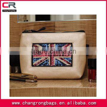2014 top New and original personalised frosted almond cosmetic pouch , vintage and top fashion cosmetic pouch ,make up pouches