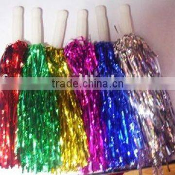 cheering pom pom/tinsel pompom/cheering products