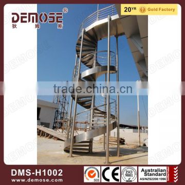 commercial exterior metal stairs / stair metal used