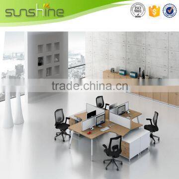 New Design High End Hot Sale 3 Person Office Workstation/office Furniture Made In China