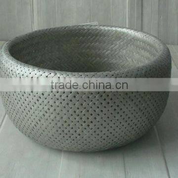 Handcrafted bamboo double wall basket, bamboo basket weaving 2014 Vietnam bamboo basket, nice basket