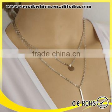 latest simple thin gold chain necklace designs