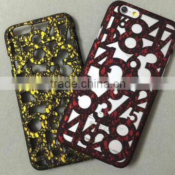 New Arrival Europe and America Sky Hollow Out Number Mobile Phone Cover for iphone 6