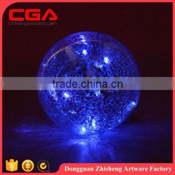 Customized Christmas LED glass ball christmas home decoration