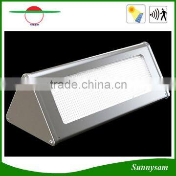 1000lm Microwave Radar Motion Sensor Aluminium LED Solar Garden Light