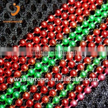 2.4mm colorful metal ball chain