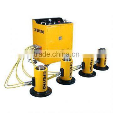 hydraulic jack lifting system