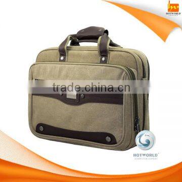 Canvas notebook bag business 15.6 inch laptop bag