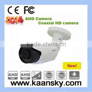 2014 New design hot sale 1mp and 1.3mp waterproof ip66 ahd cctv camera with 2.8-12mm varifocal lens and OSD