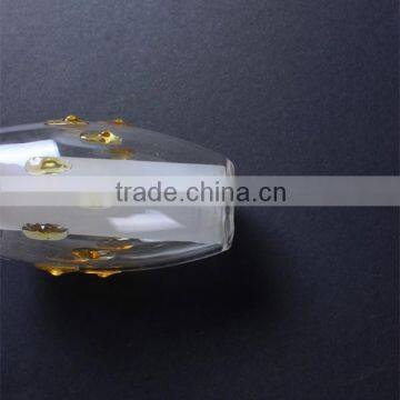 Hot Sale!china Supplier Double Wall Amber Glass Lamp Shade G9 Screw Chandelier Clear Cheap Glass Lamp Cover photo-2