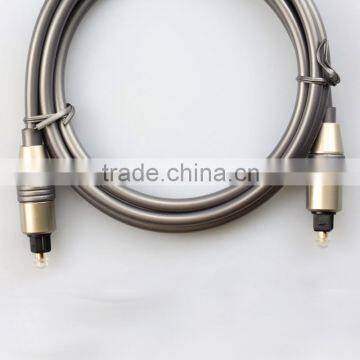 High Speed Professional Series Optical Fiber Toslink Audio Cable Metal Plug Gold Plated