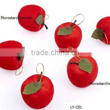 IN stock Jewelry Christmas Outdoor Red Apple For Decoration