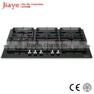 heavy pan support high quality top selling cast iron gas hobs JY-S5063