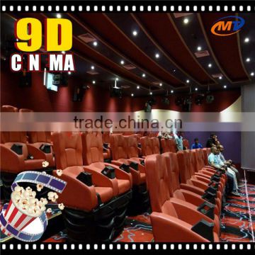 2015 Hydraulic & Electric 9D cinema 9 seat VIP chair