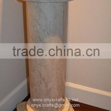 Verona Marble Pedestal Columns