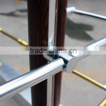 aluminum stainless steel luxury staircase /stair balustrades /indoor stair handrail and accessories