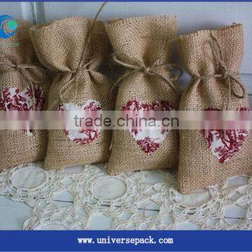 Top selling hand made coffee beans jute bag customized