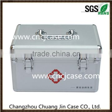 China medical carrying paramedic doctors aluminum first aid kit box