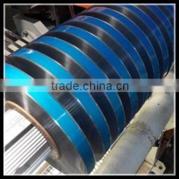 Blue Color Free Edge Aluminum Foil Mylar Tube Foil Coated photo-3