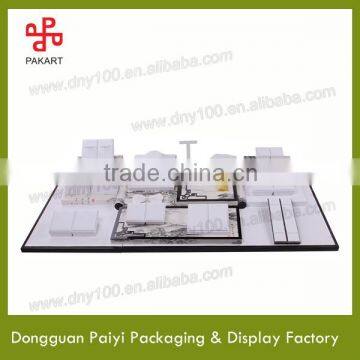Led light jewelry display case
