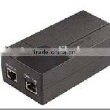 Gigabit One Port POE Injector IEEE802.3af compliant