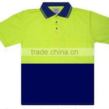 short sleeve hi vis fluoresent yellow shirt