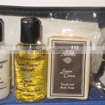 beauty branded essential hotel shampoo set