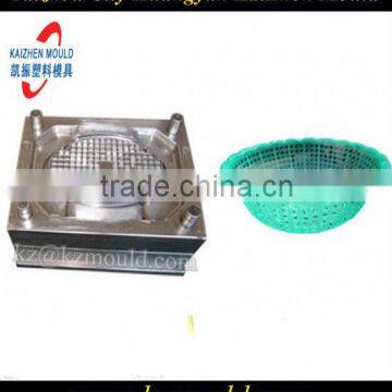 Round shape plastic fruit basket tooling