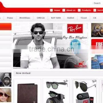 web shop design for garments