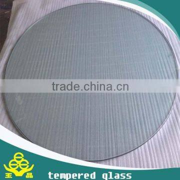 10mm clear round tempered glass table top wholesale