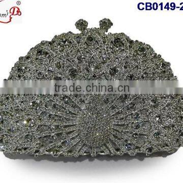 CB0149(25-30) two different popular purse handbags Party clutch crystal evening clutch purse