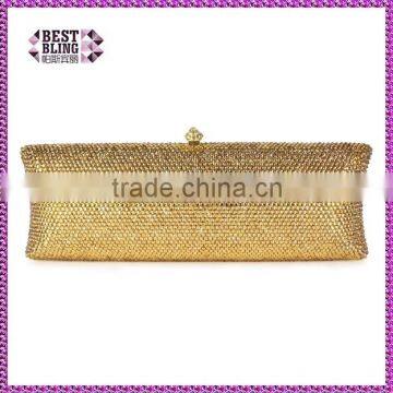 rhinestone wholesale crystal clutch bags (B1008-SG)