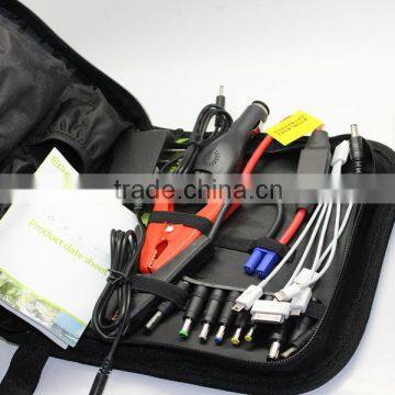 mini multifunctional emergency car jump satrter 13600mAh with starting current 200A