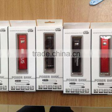 2016 Customize Logo Mini Premium Lipstick-Sized 3000mAh Portable Charger for Iphone 7 photo-6