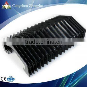 Flexible accordion type CNC machine bellows cover