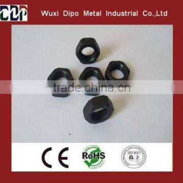 black oxide finish hexagon thin nut